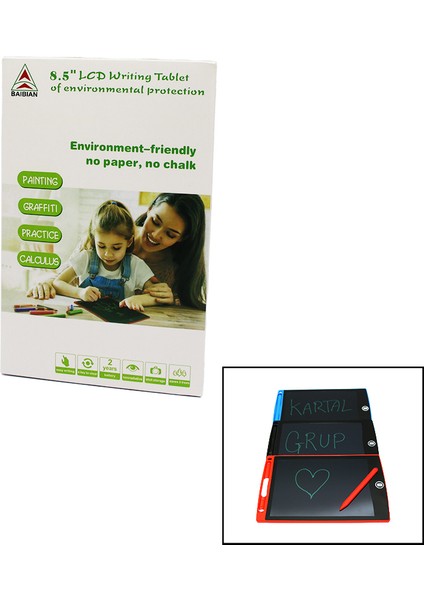 Tablet Dijital - 8.5 Inç Yazı Tahtası - Çizim Tableti (4172)
