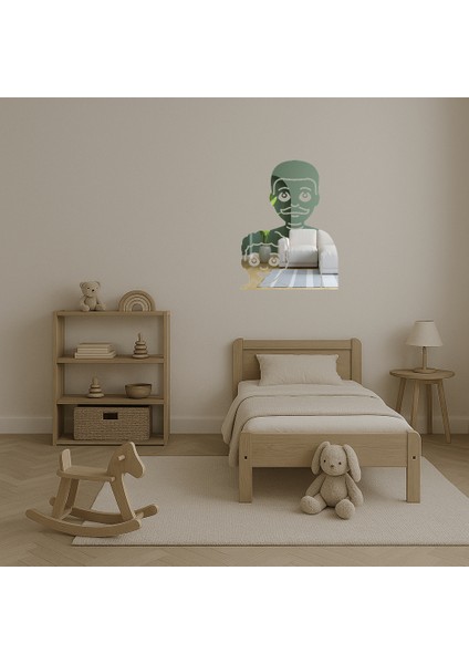 Iç Mekan Dekoratif Baba ve Oğul Emoji Aynalı Tablosu - NX4071-2836 fırsatları