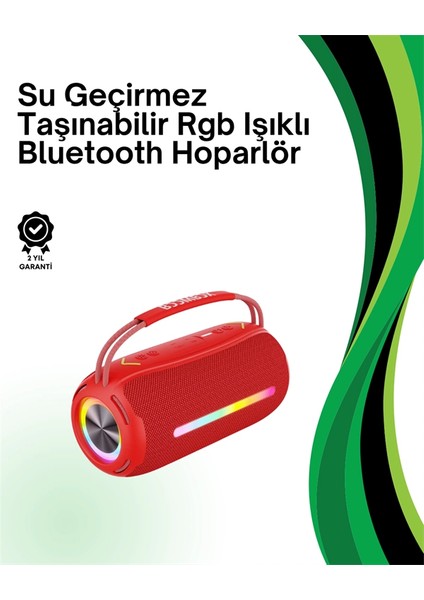 Rgb Işıklı Taşınabilir Hoparlör – Çoklu Bağlantı Desteği