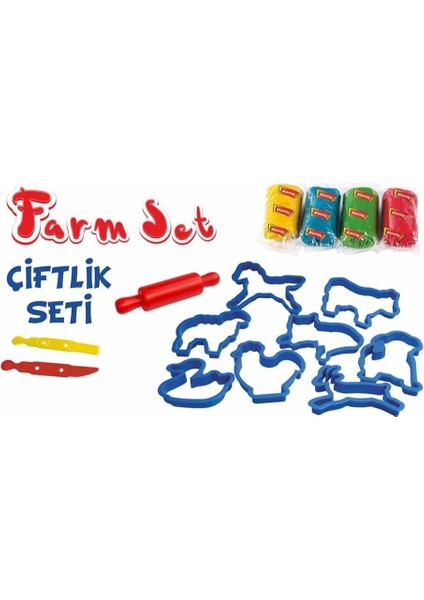 588 Orta Kutulu Çiftlik Oyun Hamuru Seti fiyatları