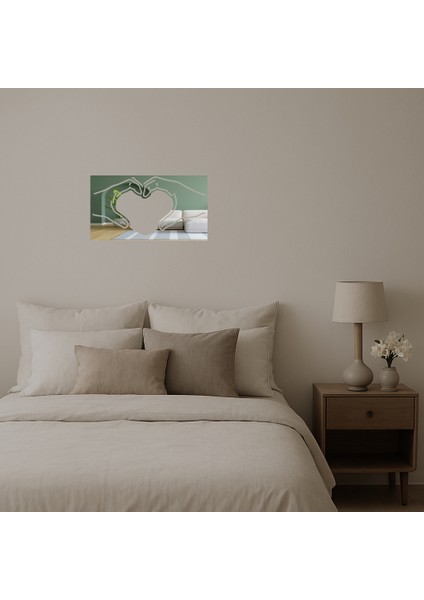 El Kalp Aşk Dekoratif Aynalı Tablo - NX2191-9963 fiyatları