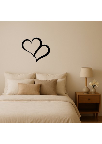 Şık Kalpler Iç Mekan Dekor Tablo - NX8494-3484