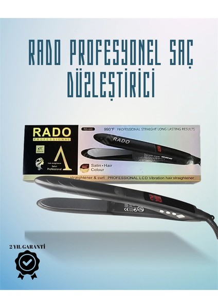 Rado RD-446 Seyahat Dostu Saç Düzleştirici – Güvenlik Kilidi ve Taşınabilir Tasarım fiyatları