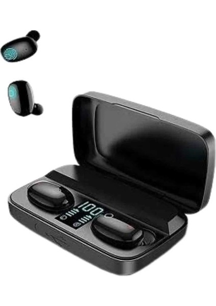 Kablosuz Bluetooth Kulaklık Android ve Ios Uyumlu LED Göstergeli Powerbankli