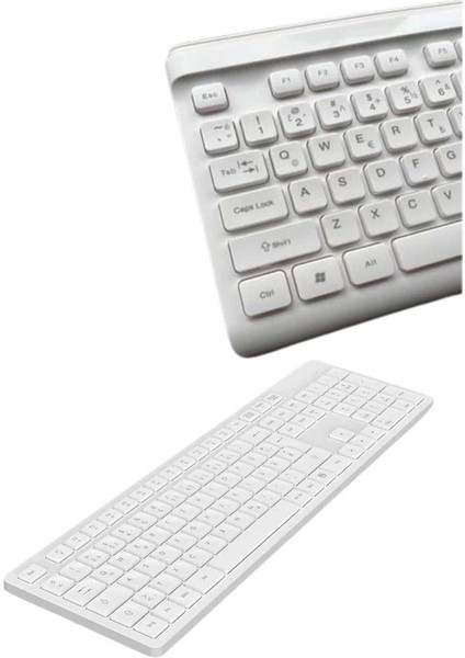 2.4 Ghz Wireless Kablosuz Klavye Mouse Seti Tv Pc Uyumlu fırsatları