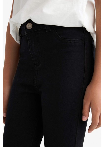 Kız Çocuk Skinny Fit Dar Paça Jean Pantolon E5875A825AU