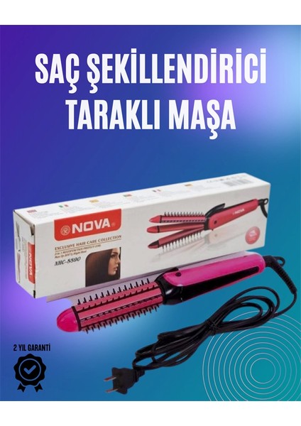 Fön ve Tarama İşlemini Birleştiren Pratik Saç Tarağı
