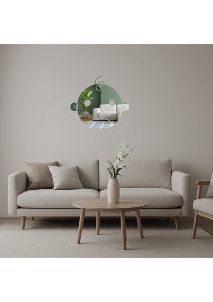 Üzgün Bebek Temalı Duvar Aynalı Tablosu - NX7728-2575