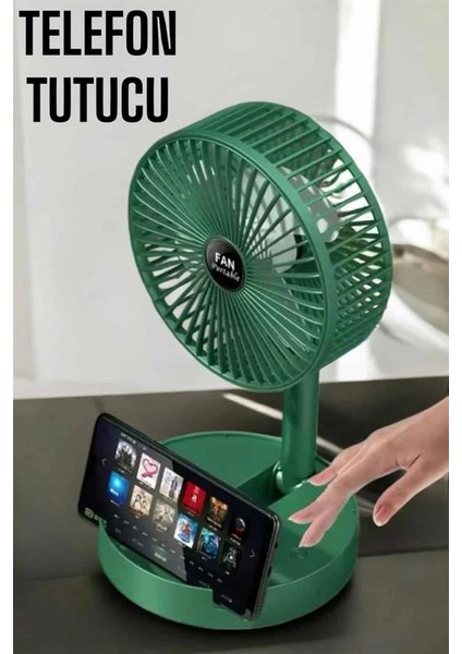 Soğutucu Vantilatör Telefon Standlı Mini Fan