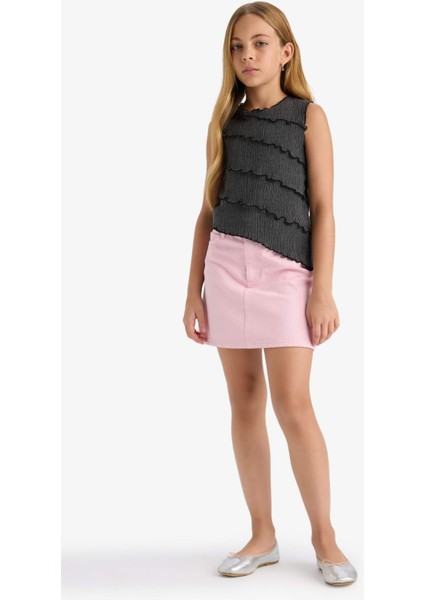 Kız Çocuk Bürümcük Kolsuz Bluz G0167A825HS fiyatları