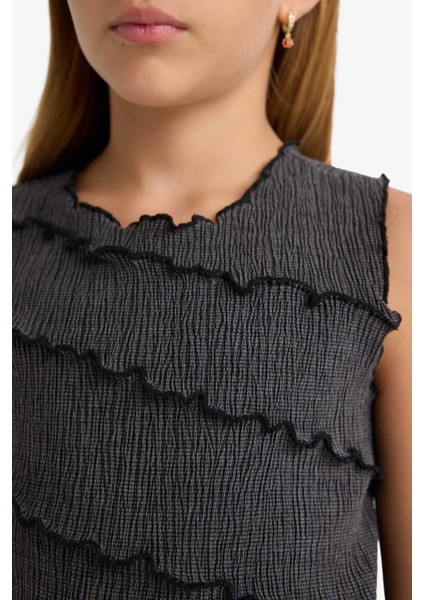 Kız Çocuk Bürümcük Kolsuz Bluz G0167A825HS indirimleri