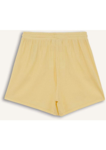 Fit Standart Fit Sporcu Kısa Paça Ribana Şort F6898AX25SM modelleri