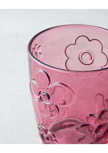 Fleur Cam 2'li Bardak 300 ml Pembe modelleri