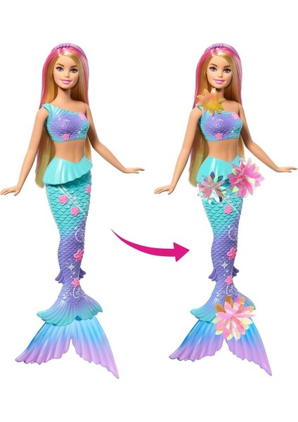 JDM72 Barbie Büyülü Çiçekler Deniz Kızı - Flower Magic Mermaid fiyatları
