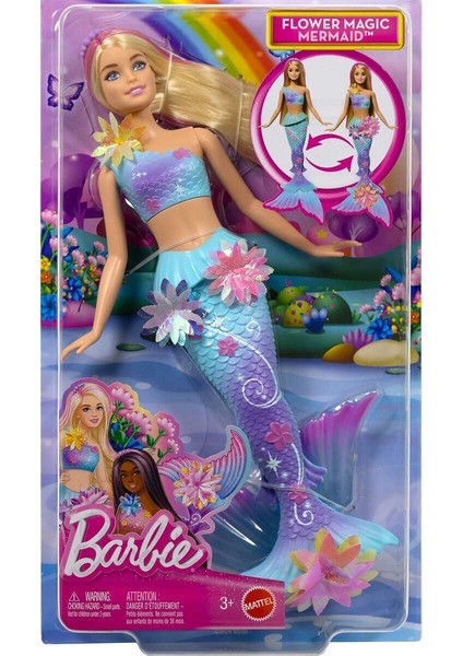 JDM72 Barbie Büyülü Çiçekler Deniz Kızı - Flower Magic Mermaid indirimleri