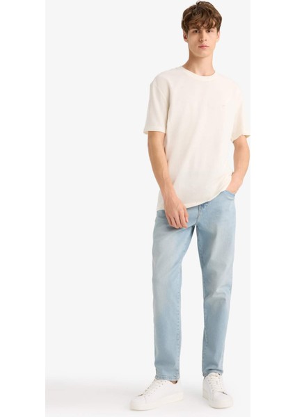 Bisiklet Yaka Pike Kısa Kollu Tişört F9897AX25SM fiyatları