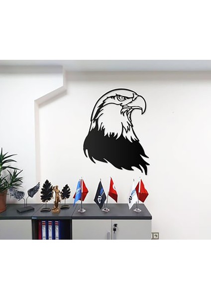 Kara Kartal Figürlü Ahşap Mdf Dekoratif Duvar Tablosu – Duvar Dekoru 3mm fırsatları