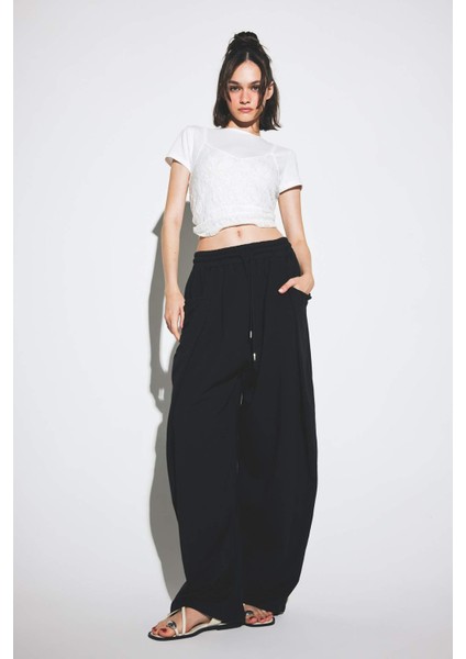 Coool Barrel Fit Kalın Kumaş Pantolon F8728AX25AU