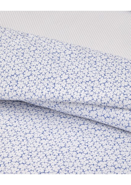 Sweet Violet Kolay Ütülenir Tek Kişilik Nevresim Takımı 160X220 cm Koyu Mavi modelleri