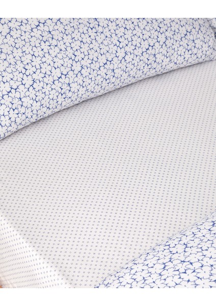 Sweet Violet Kolay Ütülenir Tek Kişilik Nevresim Takımı 160X220 cm Koyu Mavi indirimleri