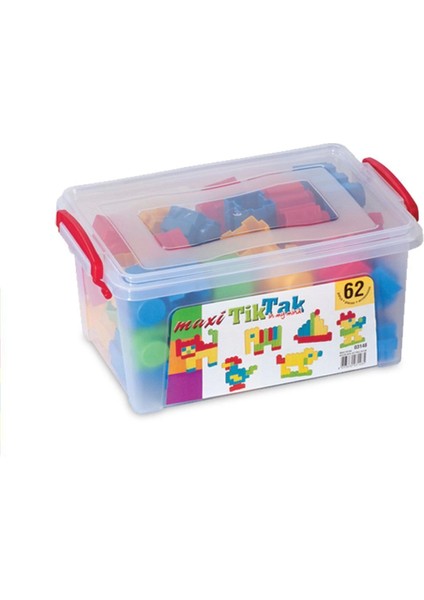 03148 Dede Maxi Tik Tak Küçük Kutu 68 Parça
