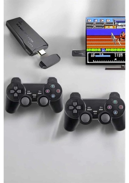 Atari Oyun Konsolu 2000 Oyunlu Game Stick 2.4g Wireless fırsatları