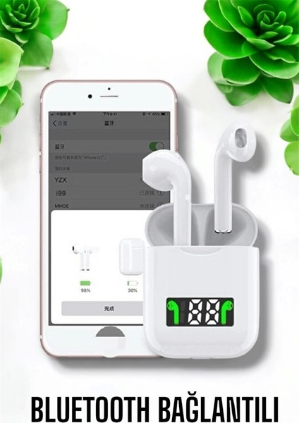 Kablosuz Müzik Keyfi Sunan LED Şarjlı Tws Bluetooth Kulaklık fırsatları