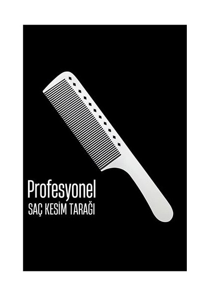 Berber Kuaför Saç Kesim Tarağı Profesyonel