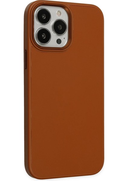 iPhone 13 Pro Kılıf Asya Deri Silikon - Kahverengi - NX9983-1718 fiyatları
