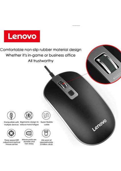 M104 USB Optik Ofis Iş Faresi – Siyah fırsatları