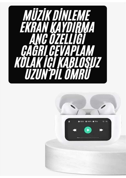 Dokunmatik Ekranlı Anc/enc Yeni Nesil Pro Bluetooth Kulaklık Dokunmatik Ekran modelleri
