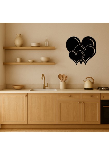 Kalpler ve Aşk Dekoratif Tablo - NX7387-2316 fiyatları