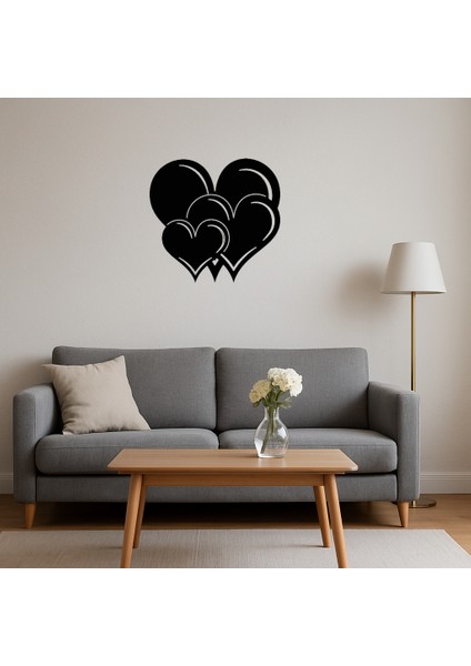 Kalpler ve Aşk Dekoratif Tablo - NX7387-2316 fırsatları