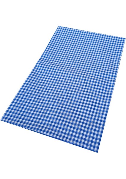 Mavi Kare Desenli Piknik Masa Örtüsü 170X170, Şık ve Kullanışlı Yer Sofrası Örtüsü fiyatları