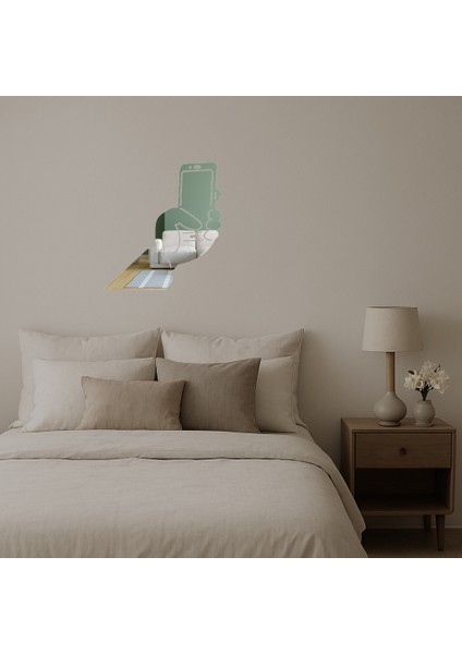 Selfie Çeken Karakterler Eğlenceli Duvar Aynalı Tablosu - NX5875-5050 fiyatları