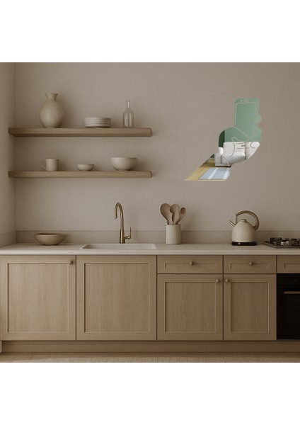 Selfie Çeken Karakterler Eğlenceli Duvar Aynalı Tablosu - NX5875-5050 modelleri