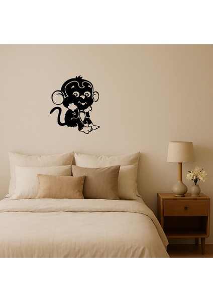 Modern Maymun Desenli Duvar Tablosu - NX7768-1263