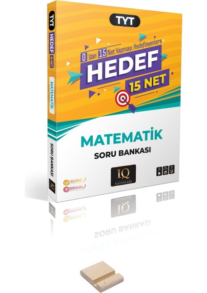 Tyt Hedef 15 Net Matematik Soru Bankası ve Telefon Tutucu