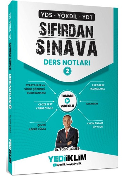 Yds Yökdil Ydt Sıfırdan Sınava Tamamı Videolu Ders Notları 2. Kitap