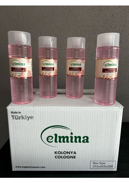 Kolonya 400 ml Amber 4'lü