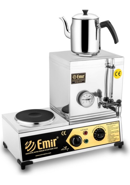 Elektrikli Çay Ocağı Kazanı 15 Model Pleytli, Dayanıklı ve Güçlü.