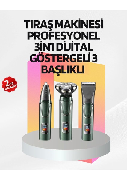Kablosuz Şarjlı Çok Amaçlı Tıraş Makinesi