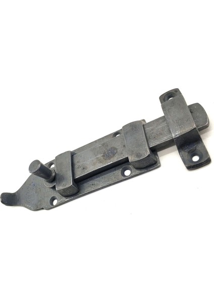 Antika Tarz Dekoratif Pirinç Yassı Kapı Sürgüsü - 35X145 Mm, Oksit