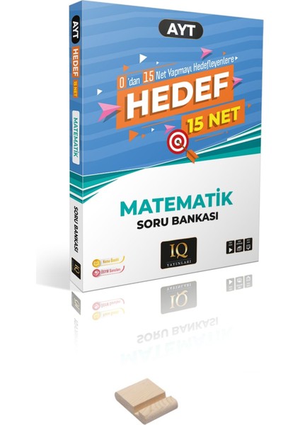 Ayt Hedef 15 Net Matematik Soru Bankası ve Telefon Tutucu