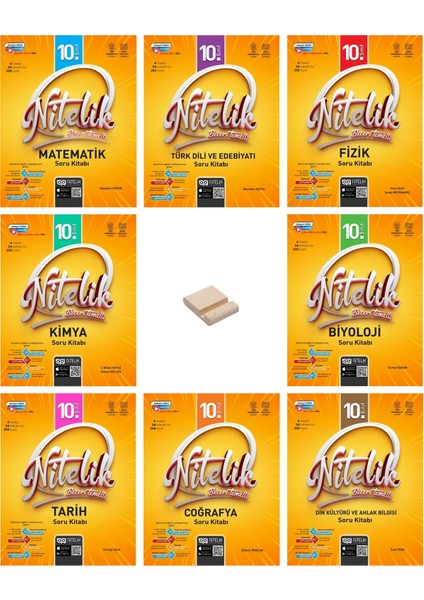 10. Sınıf Beceri Temelli Tüm Dersler Soru Bankası 8li Set + Telefon Tutucu