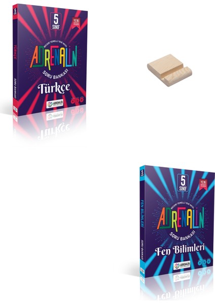 5. Sınıf Türkçe ve Fen Bilimleri Soru Bankası + Telefon Tutucu