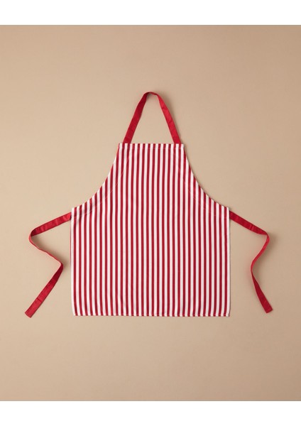 Kırmızı Polyester Mutfak Önlüğü 65X75 Cm, Şık ve Kullanışlı Mutfak Aksesuarı