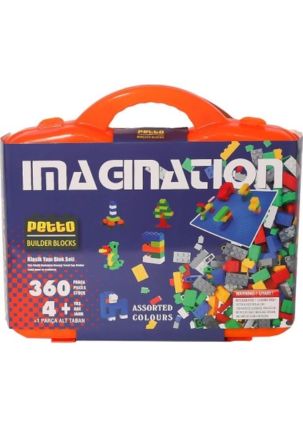 PBB480-1 Çantalı Petto Blok Seti 480 Parça-Gepettoys fiyatları