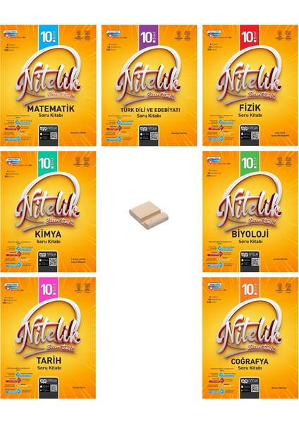 10. Sınıf Beceri Temelli Tüm Dersler Soru Bankası 7li Set + Telefon Tutucu