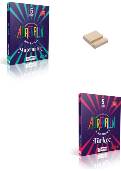 5. Sınıf Matematik ve Türkçe Soru Bankası + Telefon Tutucu